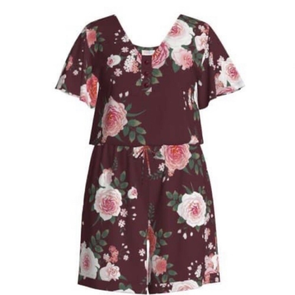 NWT Lularoe Xanthe floral romper